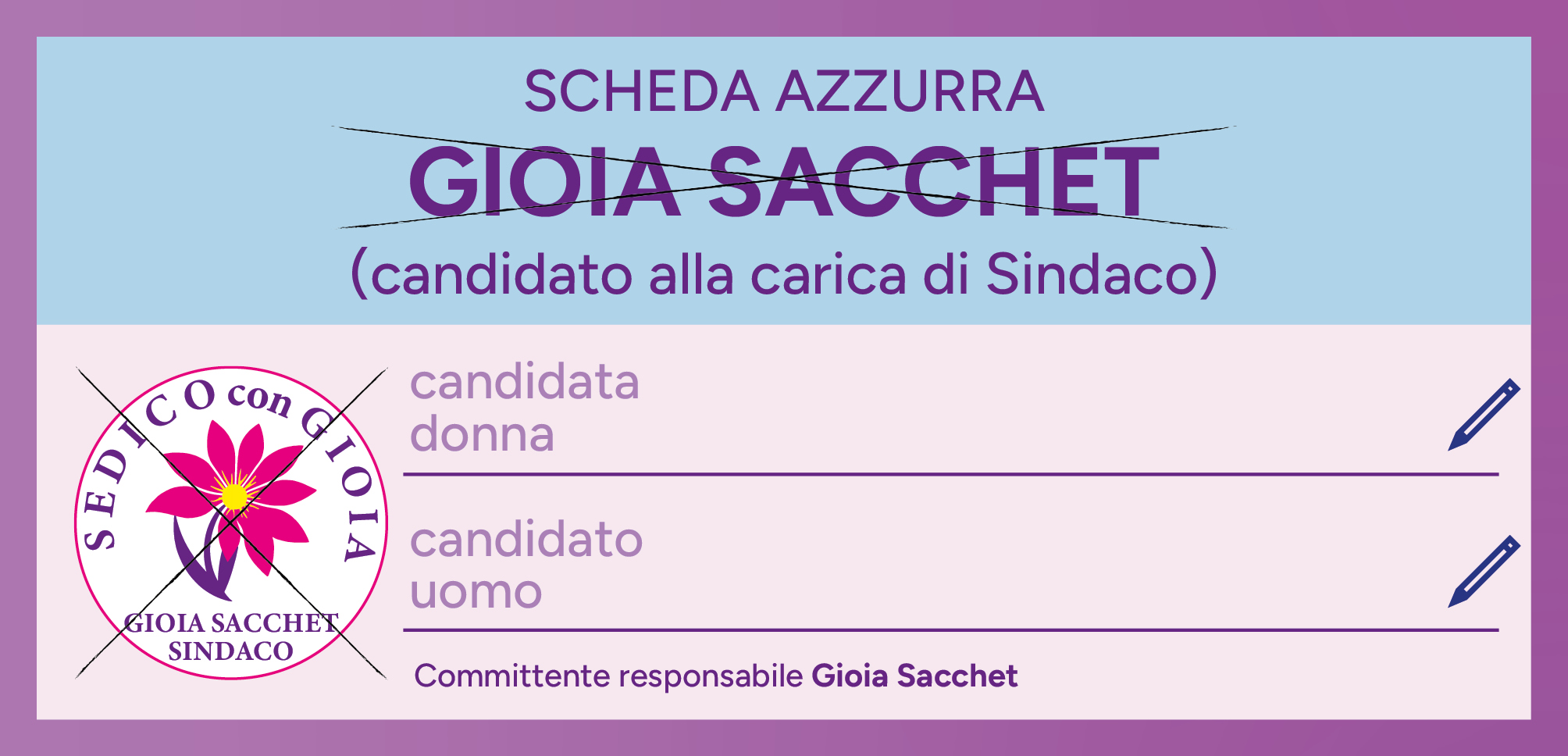 Fac simile votazione
